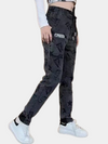 Pantalon cargo en jean camouflage