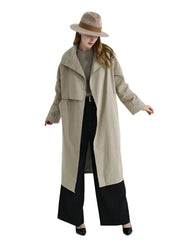 Veste de printemps kaki pour femme 
