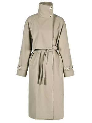 Khaki Trench Spring Jacket Women