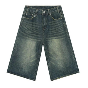Knee Length Jeans Shorts Y2k