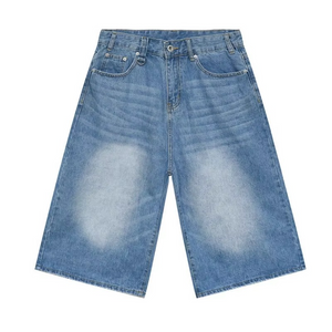 Knee Length Jeans Shorts Y2k