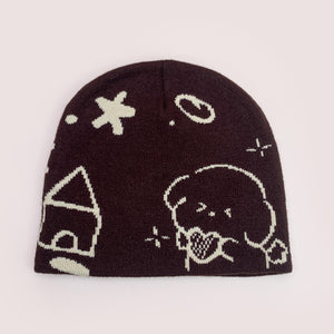 Knitted Beanie Y2K