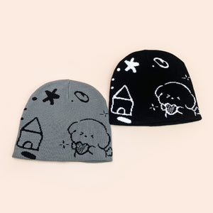 Knitted Beanie Y2K