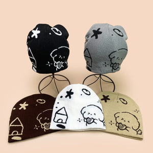 Knitted Beanie Y2K