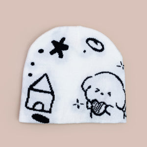 Knitted Beanie Y2K