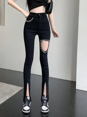 Korean Cut Out Pants