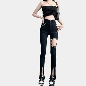 Korean Cut Out Pants