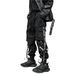 Korean Ribbon Cyberpunk Pants