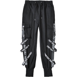 Korean Ribbon Cyberpunk Pants