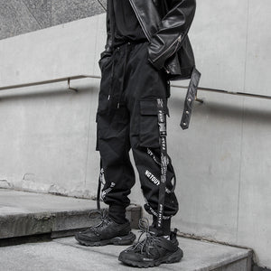 Korean Ribbon Cyberpunk Pants