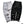 Label Patch Techwear Cargo Pants szürke-fekete színben lapra fektetve, combzsebek, szalagfülek a térd alatt és a bokánál