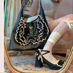Lace Bow Y2k Purse