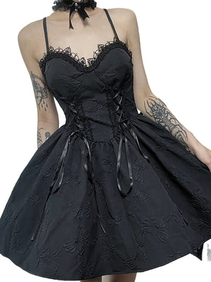 Lace Corset Gothic Mini Dress