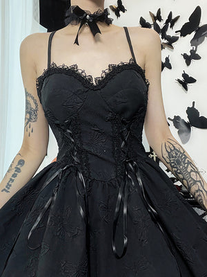 Lace Corset Gothic Mini Dress