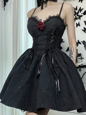 Lace Corset Gothic Mini Dress