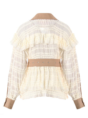 Lace Patchwork Spring Jacket Women