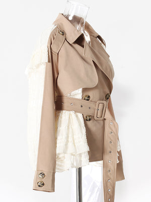 Lace Patchwork Spring Jacket Women