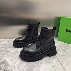 Lace Up Black Ankle Boots Womens