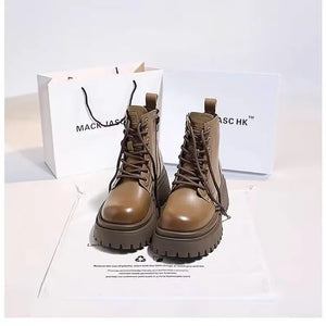 Lace Up Black Ankle Boots Womens