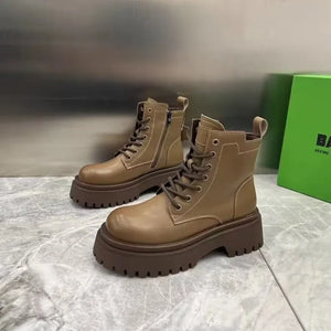 Lace Up Black Ankle Boots Womens