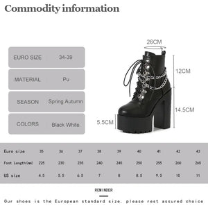 Lace Up Black Winter Boots