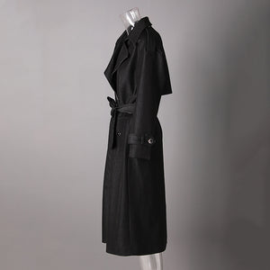 Lace Up Long Spring Jacket Women