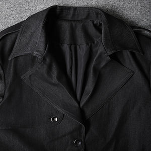 Lace Up Long Spring Jacket Women