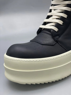 Lace Up Men Boots Black