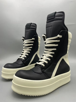 Lace Up Men Boots Black
