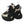 Lace Up Platform Black Sneakers