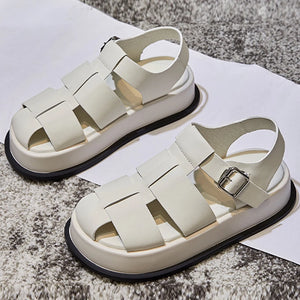 Ladies leather Chunky Sandals