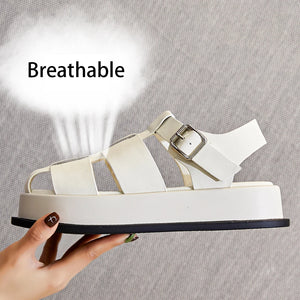 Ladies leather Chunky Sandals