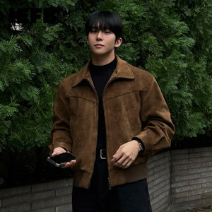 Lapel Solid Color Y2K Jacket