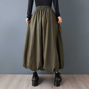 Large Pocket Patchwork Y2K Skirt
