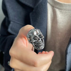Large Skull Gothic Ring — photo 6