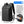 Black backpack with layered compartments and a wet and dry separation pocket