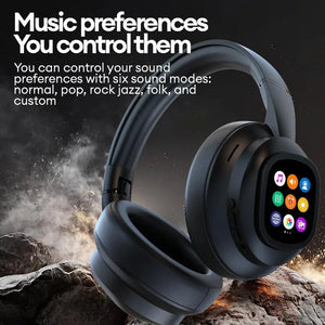 LCD Screen Cyberpunk Headphones — photo 3