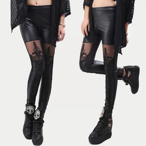 Leather Cut Pants