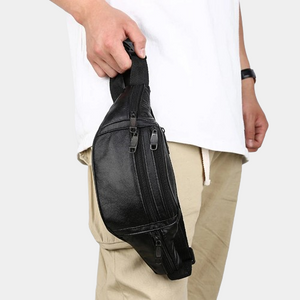 Leather Men Crossbody Sling Bag