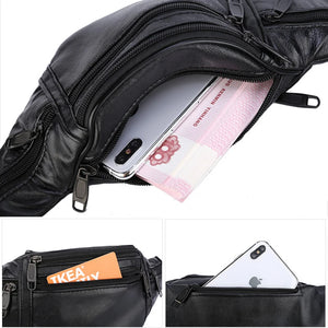 Leather Men Crossbody Sling Bag