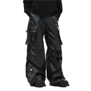 Leather PU Cyberpunk Pants