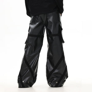 Leather PU Cyberpunk Pants