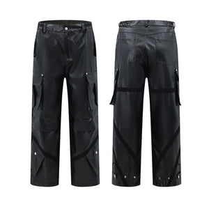 Leather PU Cyberpunk Pants