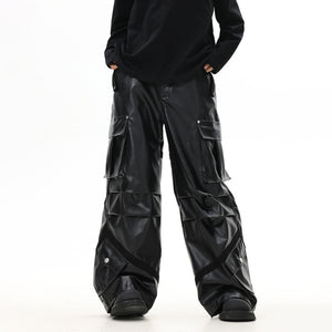 Leather PU Cyberpunk Pants