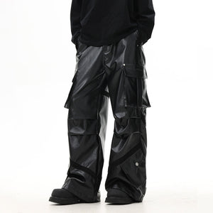 Leather PU Cyberpunk Pants