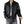 Leather Trendy Jacket Y2K - product view on white background