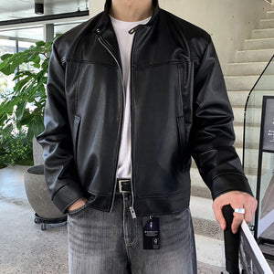 Leather Trendy Jacket Y2K