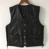 Leather Utility Vest