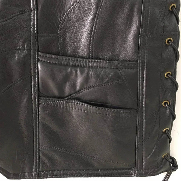 Leather Utility Vest