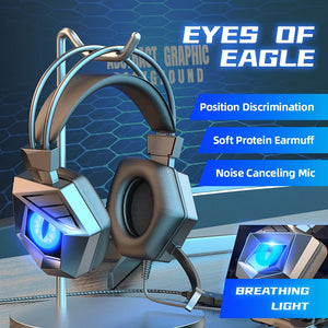 LED Gaming Cyberpunk Headset — photo 1